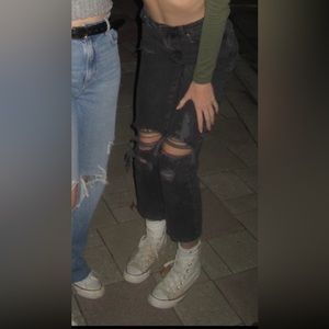 Garage jeans - black, straight leg, only worn a handful of times